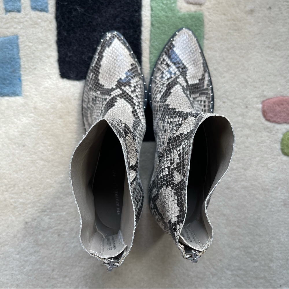 Treasure And Bond Farrah Python Snakeskin Embosse… - image 3